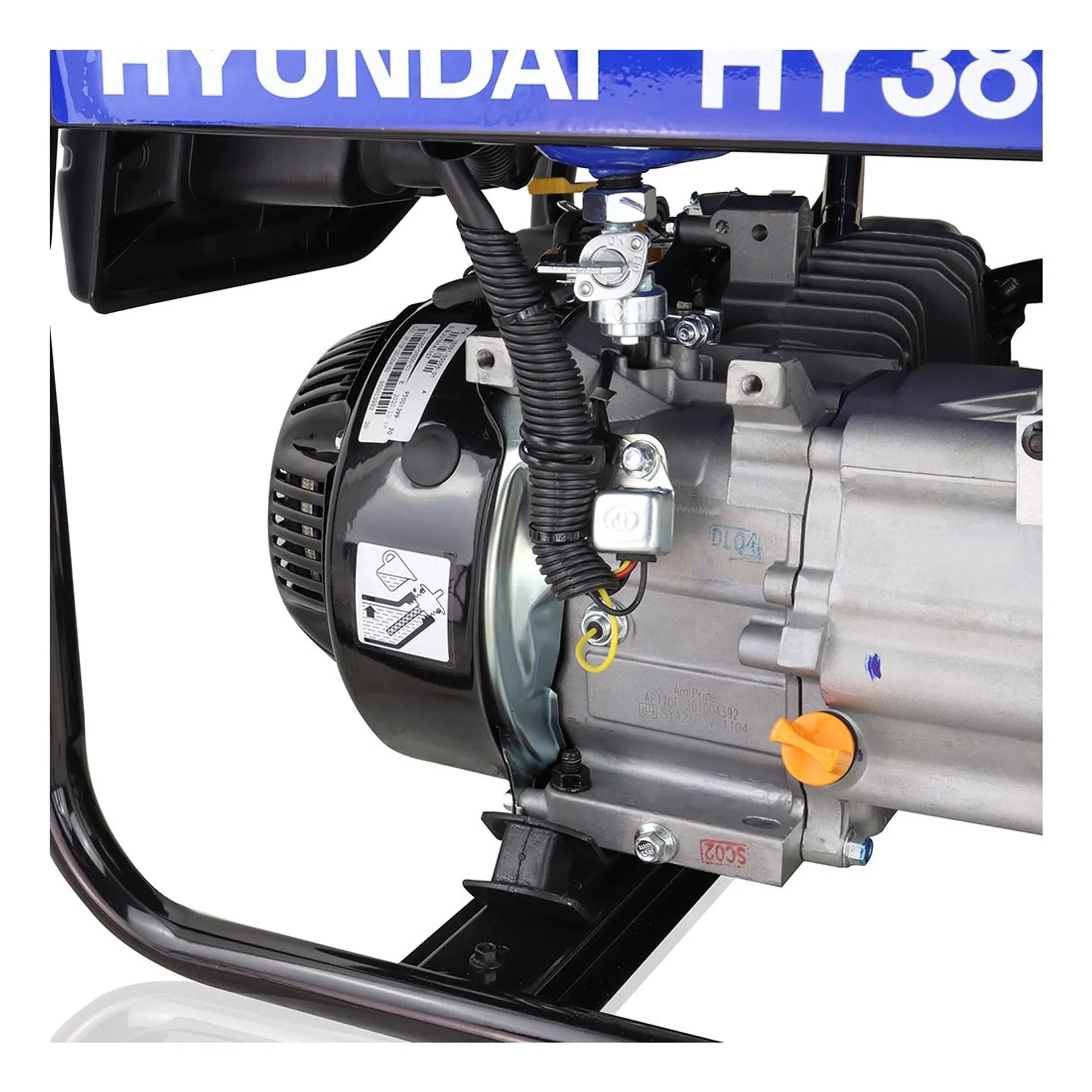 Hyundai Petrol Generator 3.2kW / 4kVa HY3800L-2