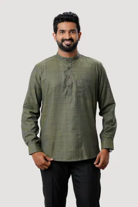 Iconic - Purple Short Kurta for Men | Uathayam