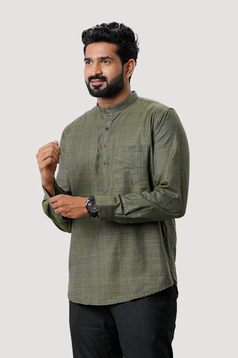 Iconic - Purple Short Kurta for Men | Uathayam