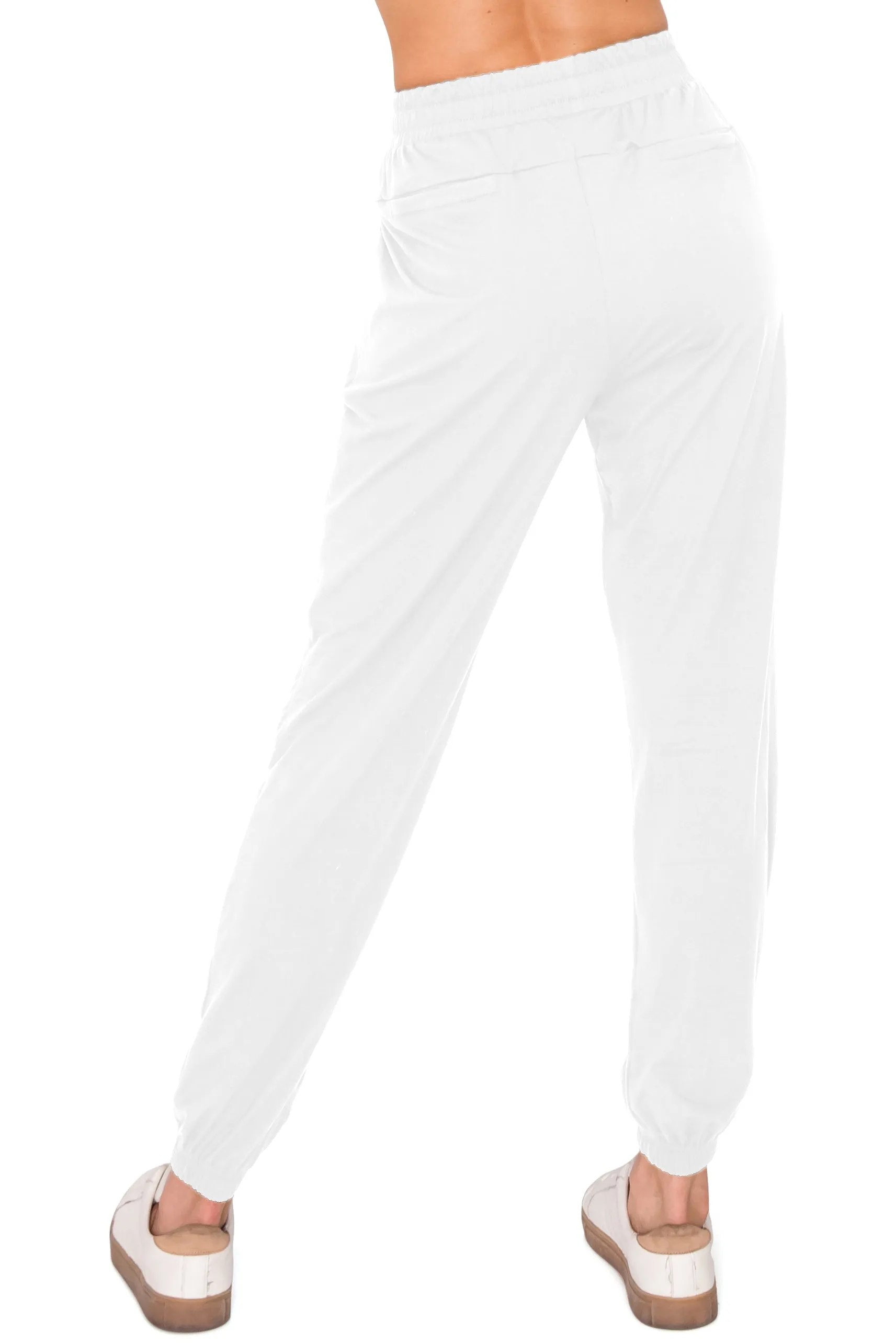 Jogger Sweatpants - Zipper Accent