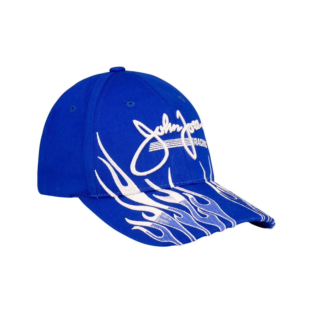 John Force Racing Blue Flame Hat