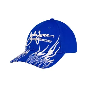 John Force Racing Blue Flame Hat