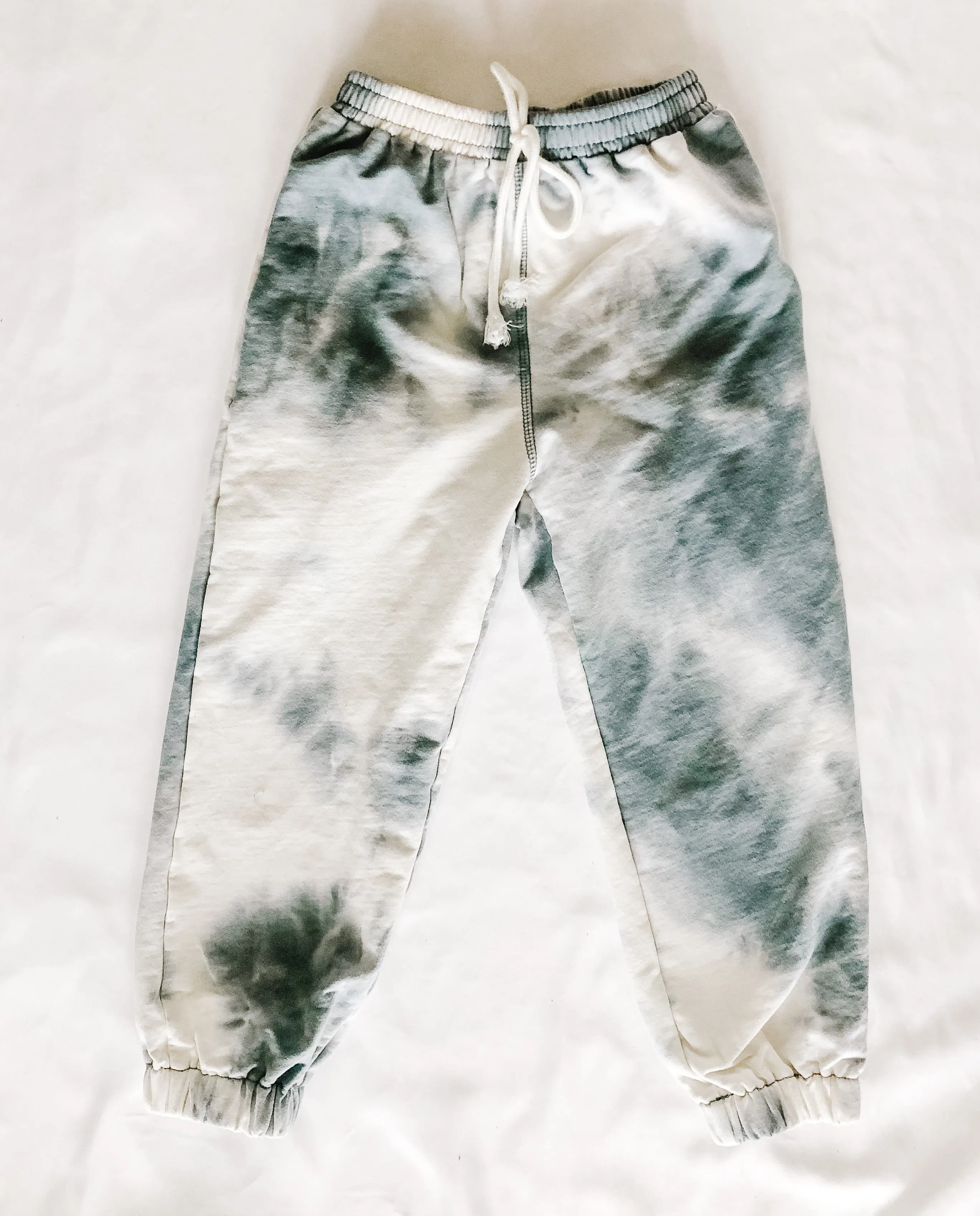 Kids Blue Tie Dye Joggers