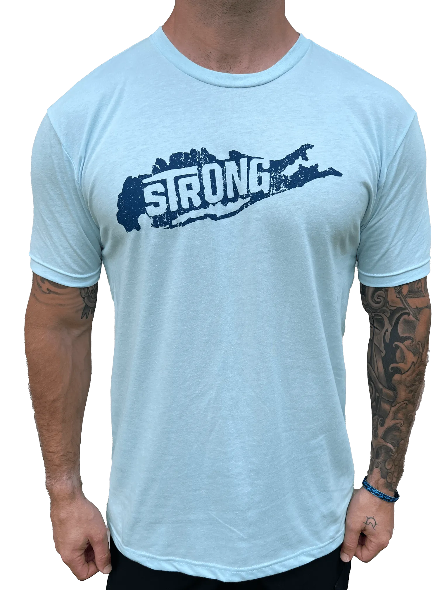 Long Island Strong Ice Blue Tee