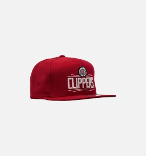 Los Angeles Clippers NBA Snapback Hat Men's - Red/White