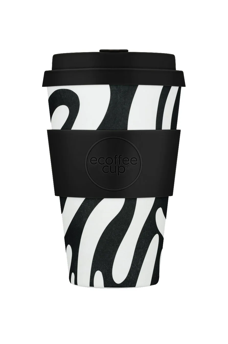 Manasa's Run Black & White XL Reusable Bamboo Cup