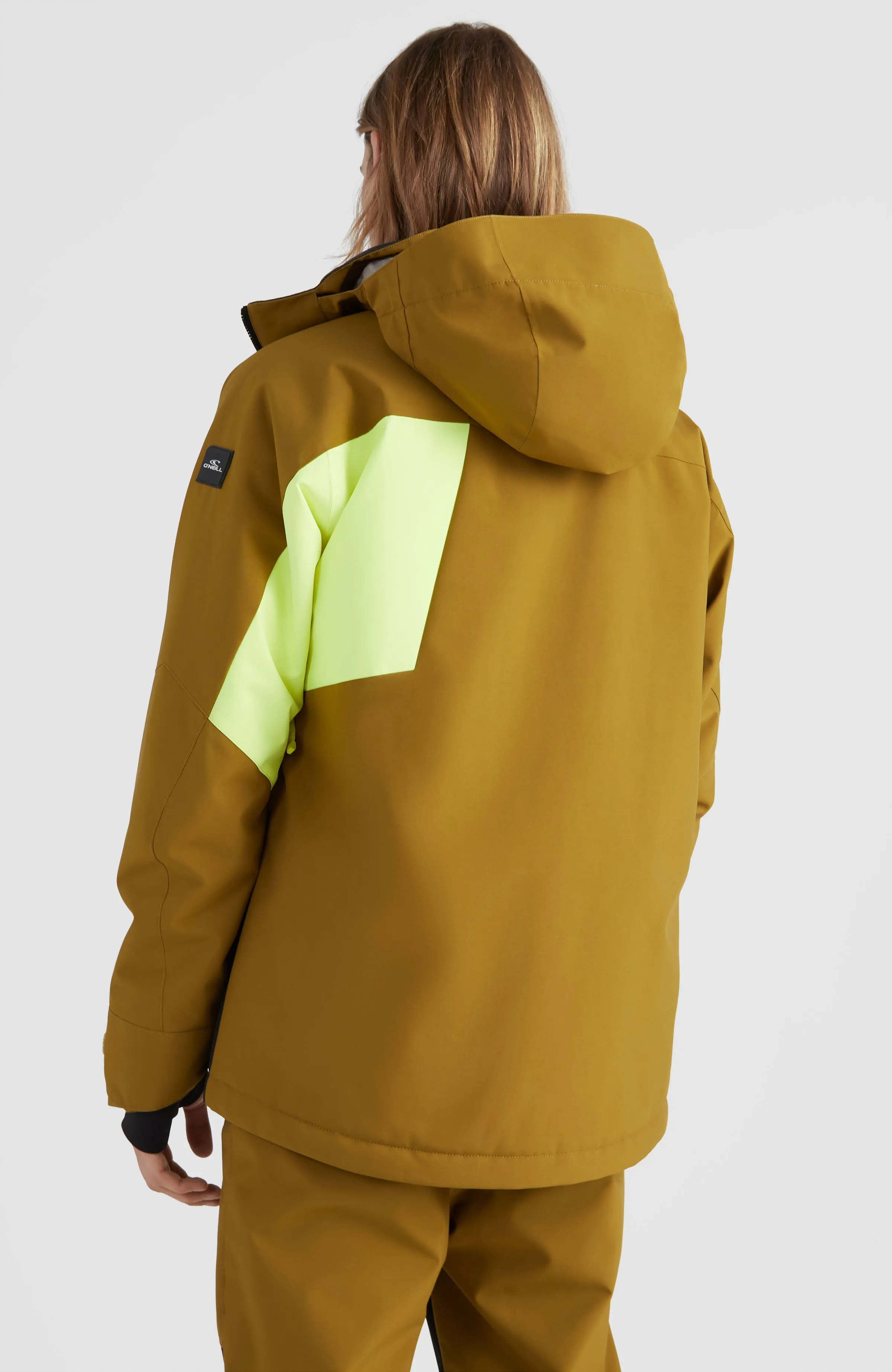 Men's Jigsaw Snow Jacket - Plantation Colour Block