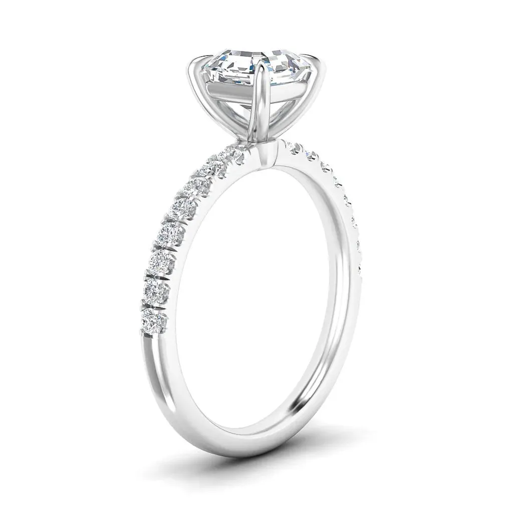 Millie - Platinum - Asscher