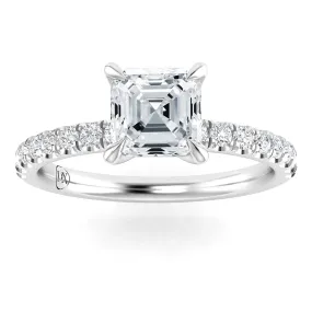 Millie - Platinum - Asscher