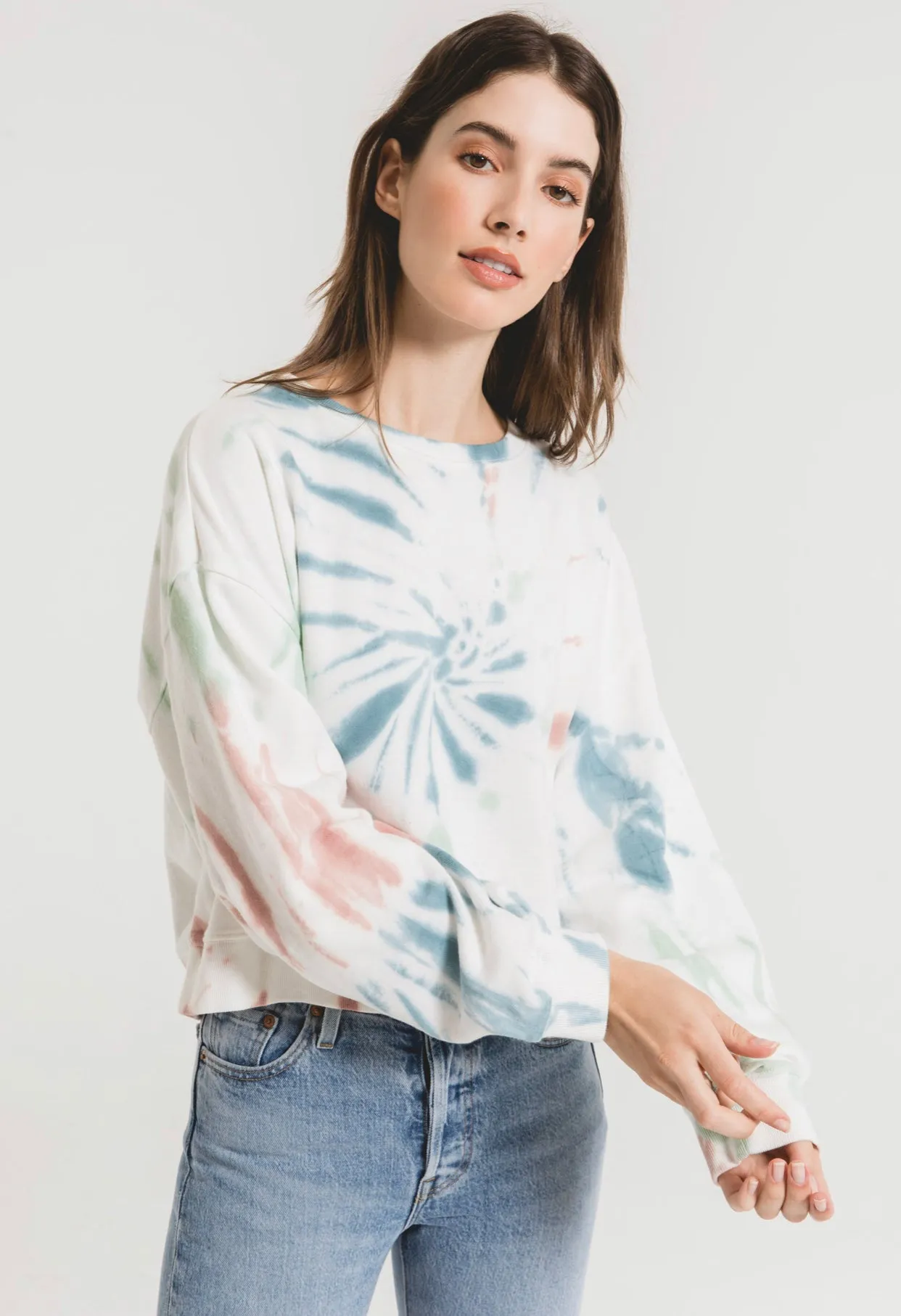 Multi Colored Tie Dye Pullover