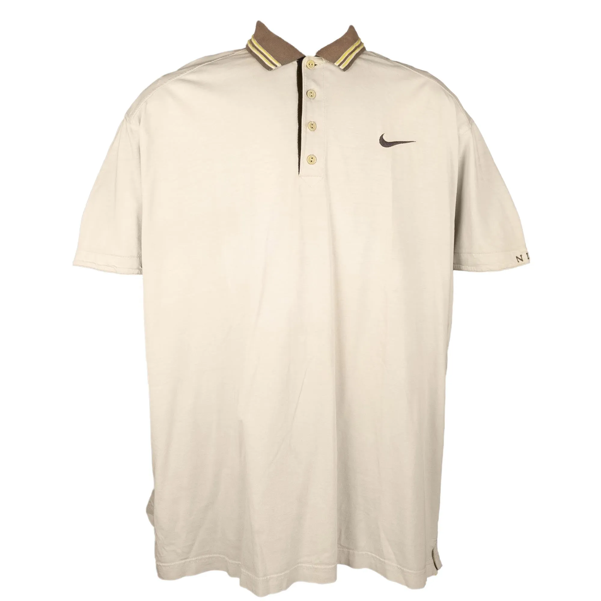 Nike 90s Embroidered Swoosh Logo Poloshirt (L)