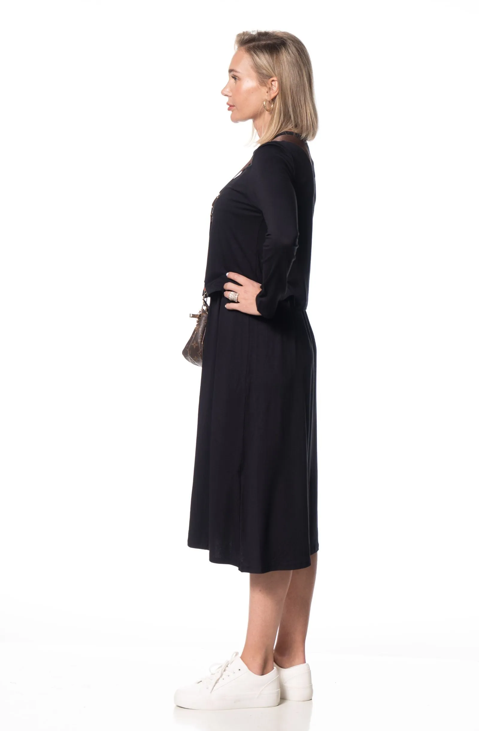 Nursing Dress / Blackל