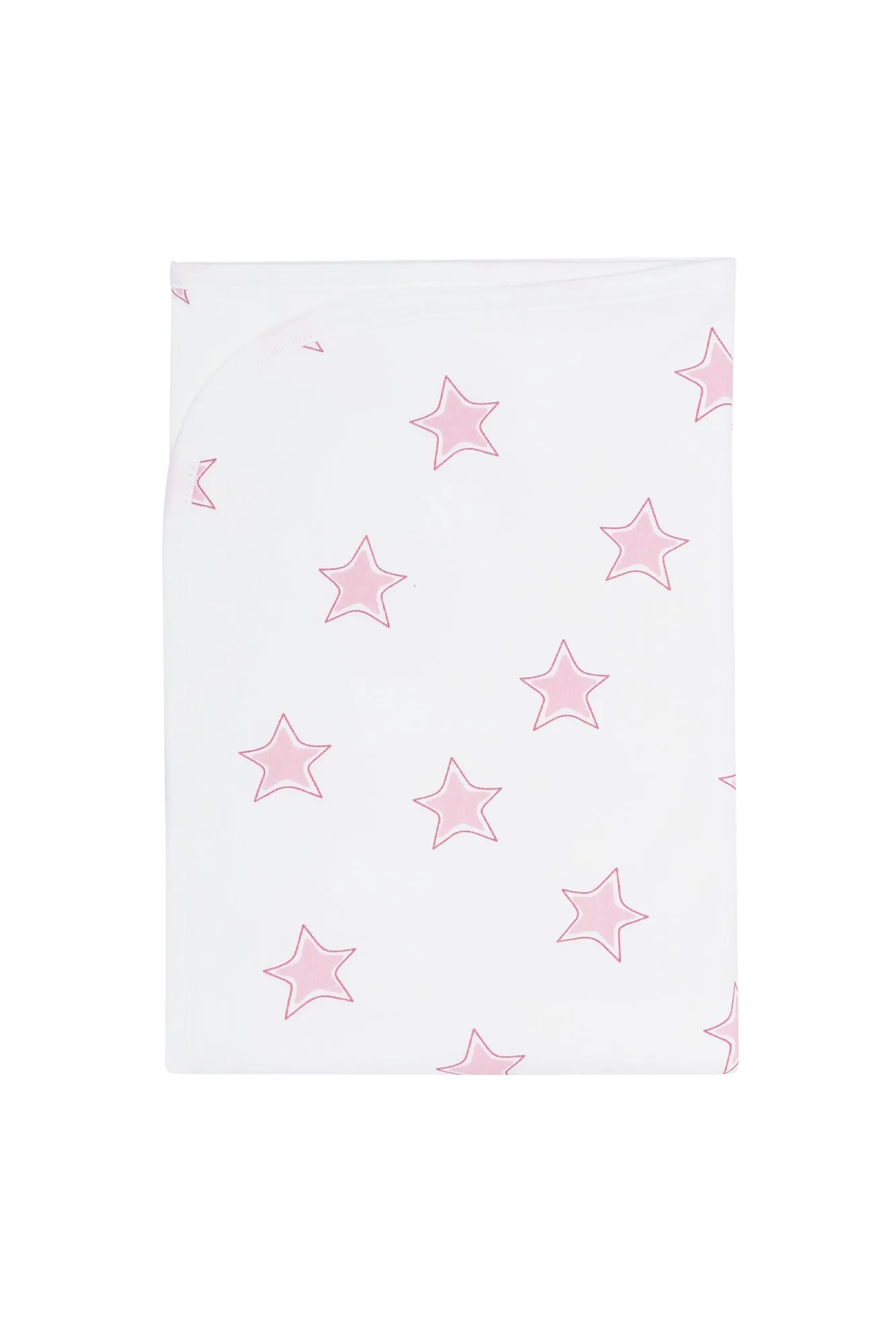 Pink Stars Print Blanket