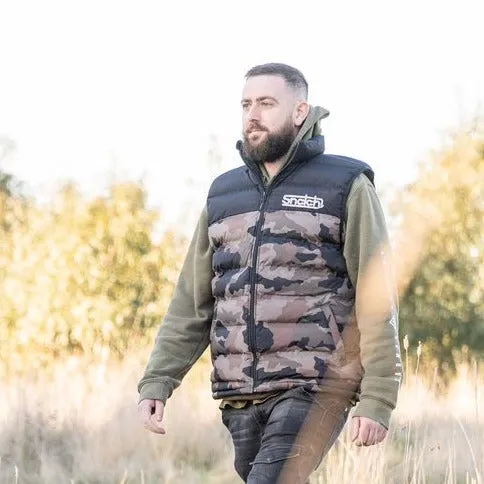 Puffer Vest Camo Army