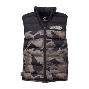 Puffer Vest Camo Army