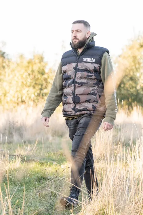 Puffer Vest Camo Army