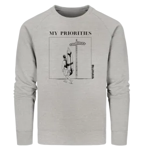 "Beach Priorities" - Unisex Premium Organic Sweatshirt