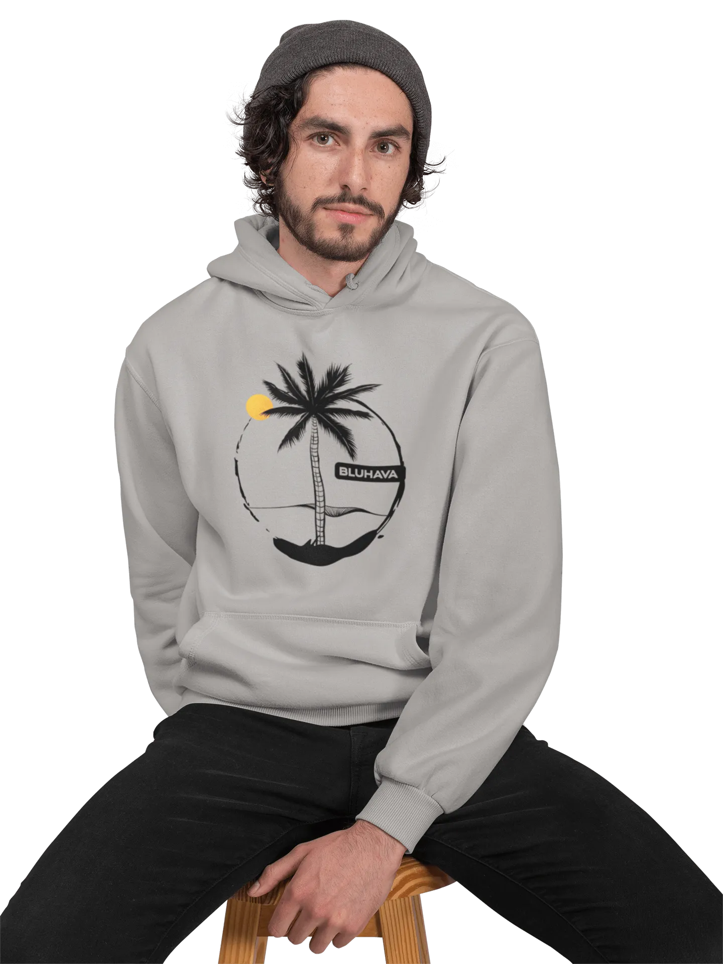 "GrungeLine Beautiful Place" - Unisex Premium Organic Hoodie