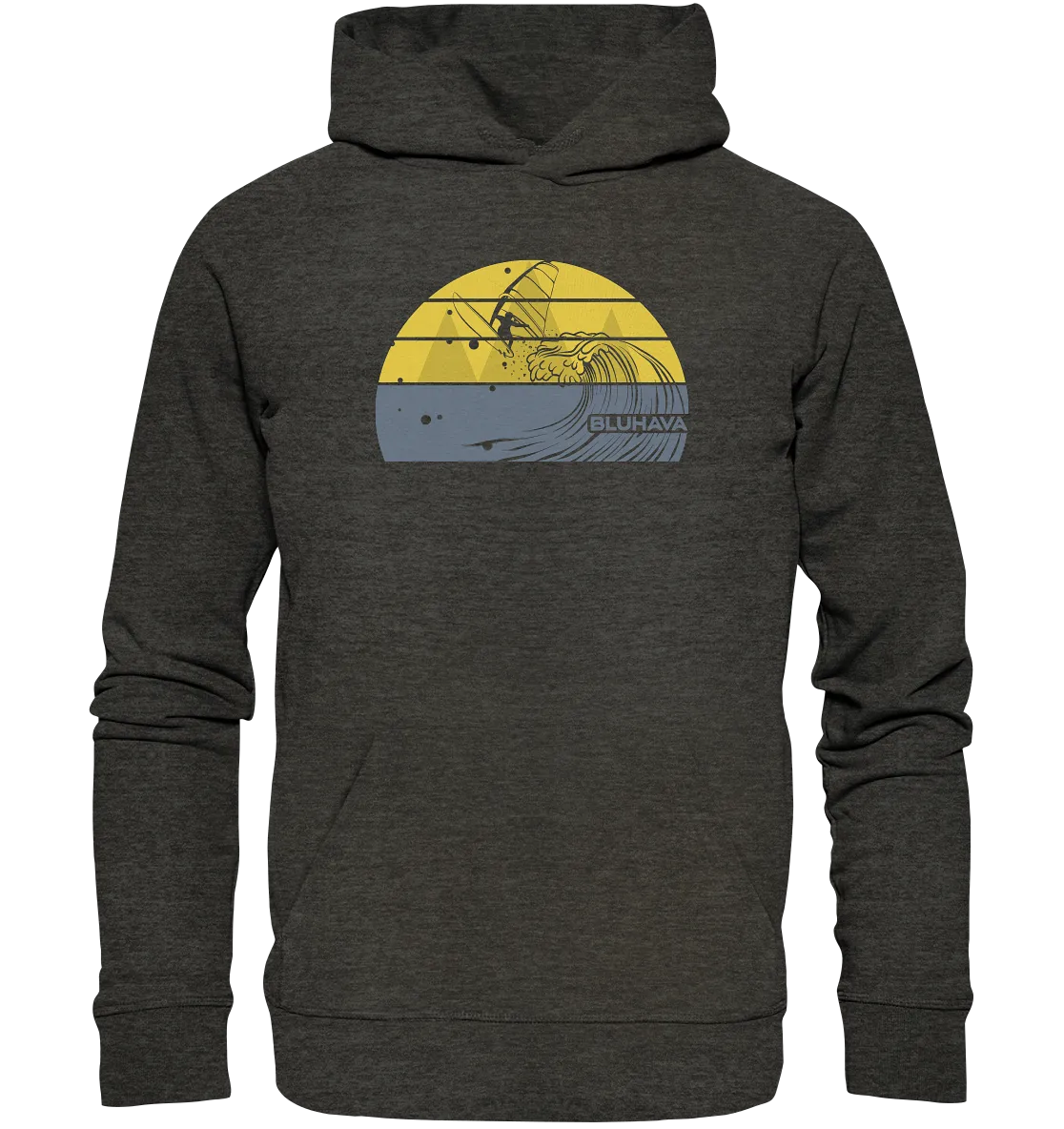 "Sunset Rapid Windsurf Fun" - Unisex Premium Organic Hoodie