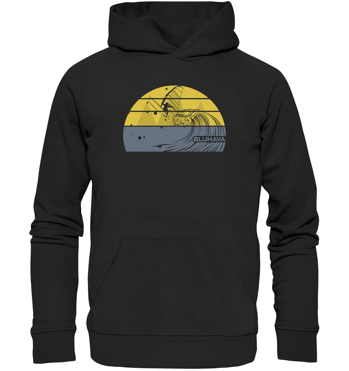 "Sunset Rapid Windsurf Fun" - Unisex Premium Organic Hoodie