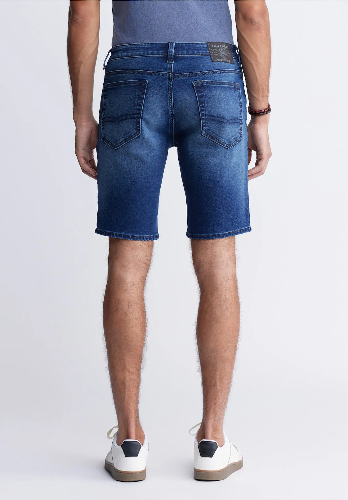 Relaxed Straight Dean Men's Freedom Flex Denim Shorts, Heavily Sanded - BM22949