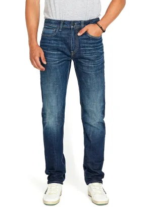 Relaxed Tapered Ben Men's Jeans in Sanded Dark Blue - BM22594