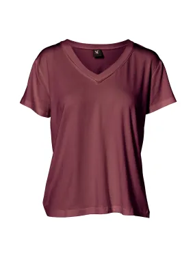 RUTH T-Shirt - Dark plum