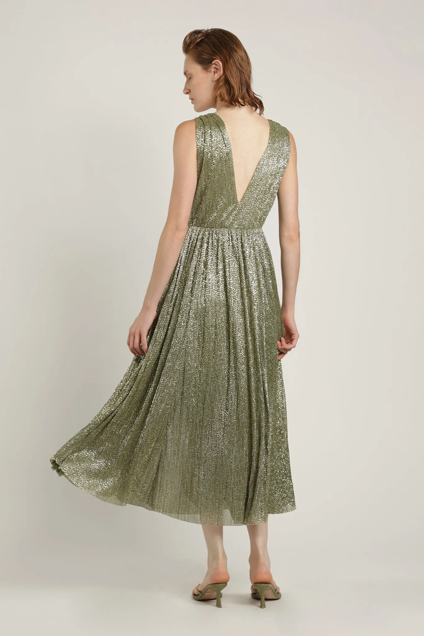 SABINA MUSAYEV Gloriosa Dress - Olive Green