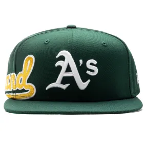 Side Split 59FIFTY Fitted - Oakland Athleltics