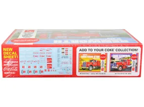 Skill 3 Model Kit Kenworth Conventional W-925 Tractor Truck Coca-Cola 1/25 Scale Model by AMT