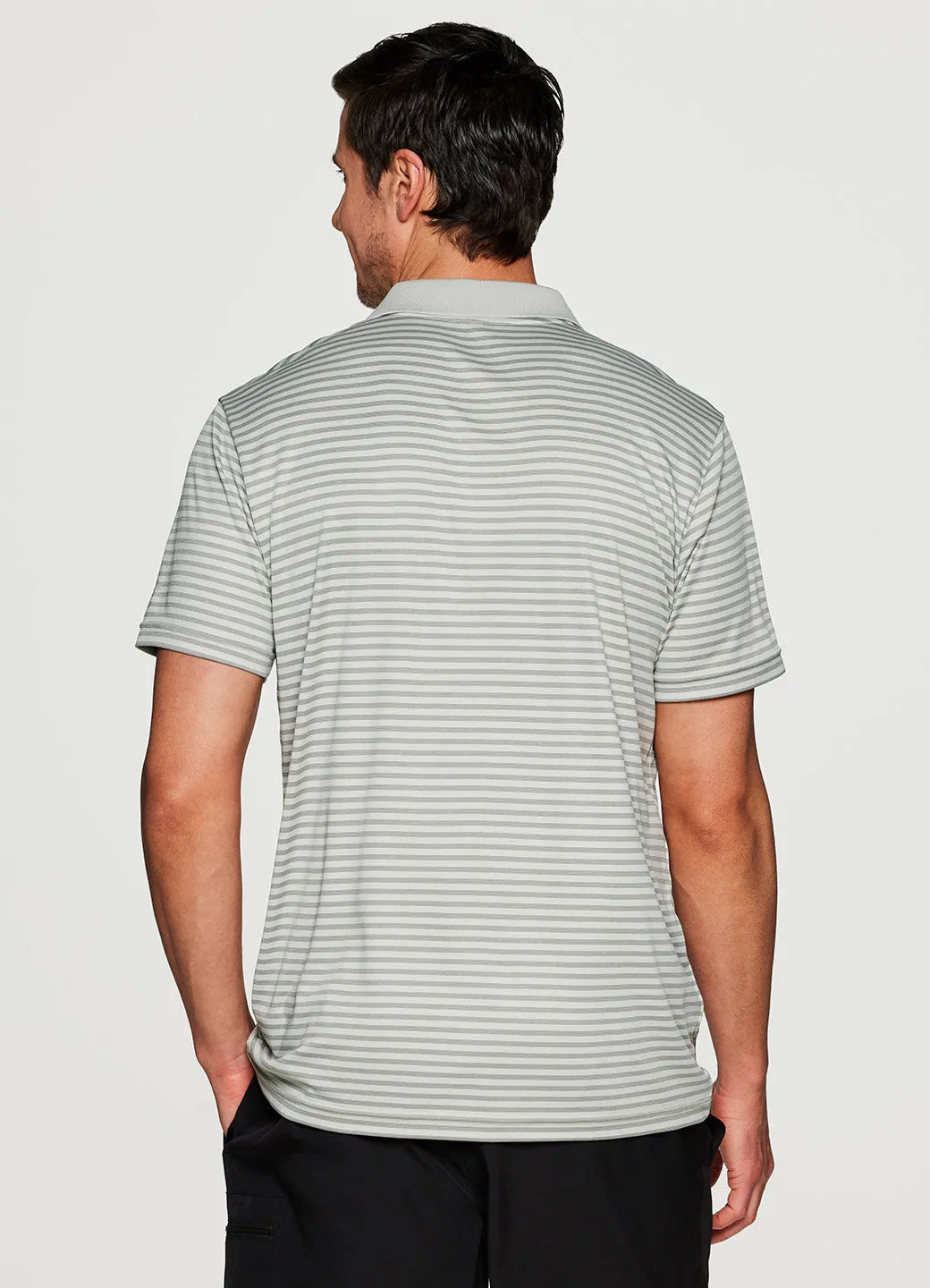 Stay On Course Striped Polo