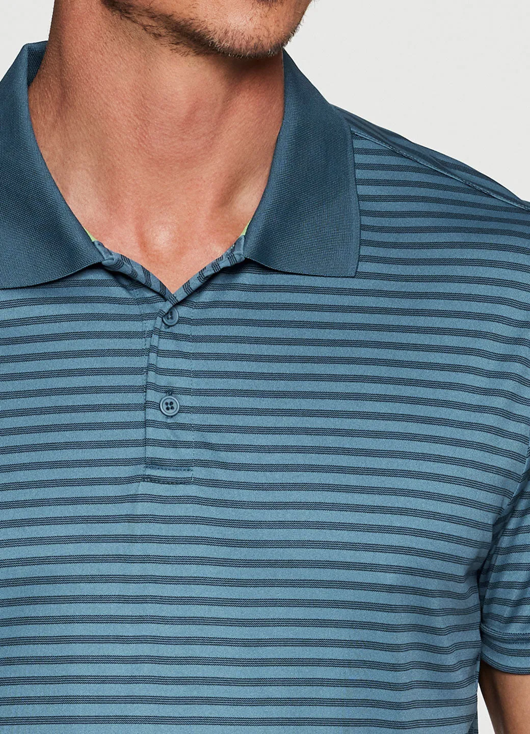 Stay On Course Striped Polo