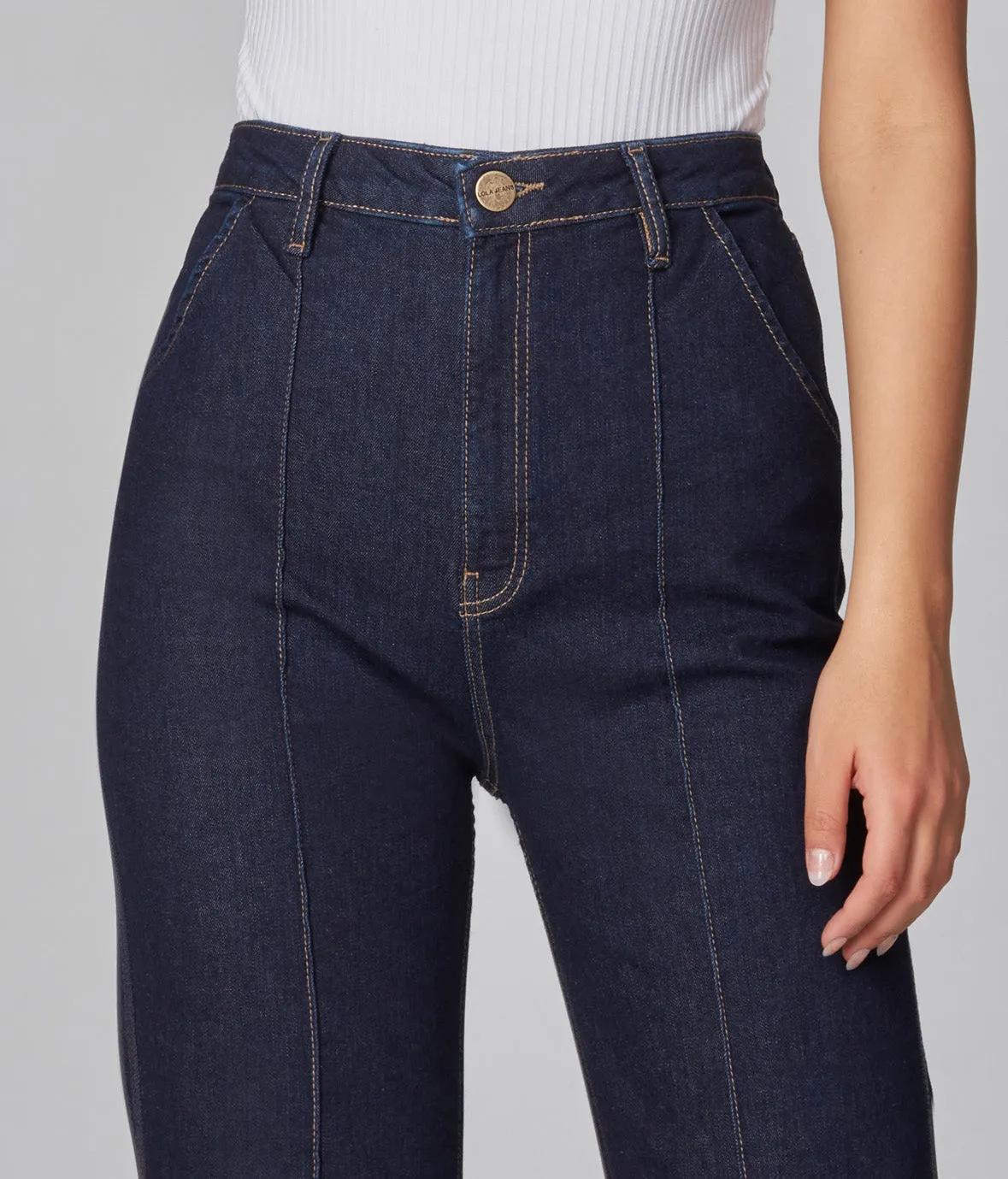 STEVIE-DRB High Rise Flare Jeans