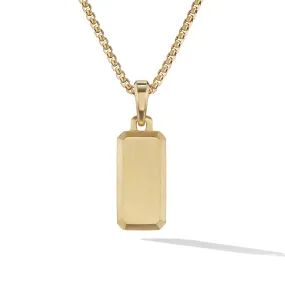 Streamline Amulet in 18K Yellow Gold, 17mm