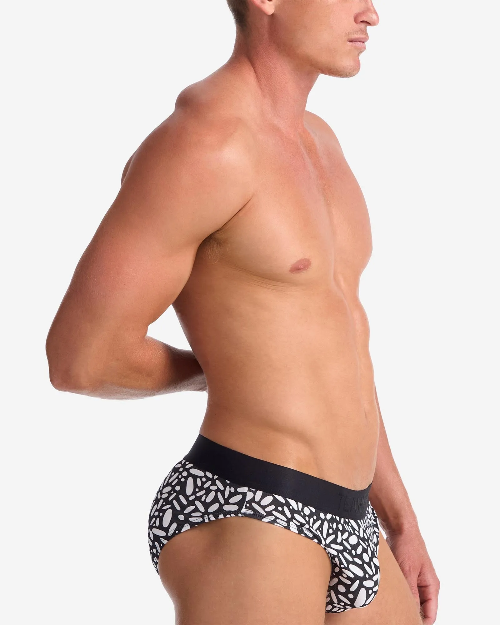 TEAMM8 x Gali Brief - Buna Gal (Black & White)