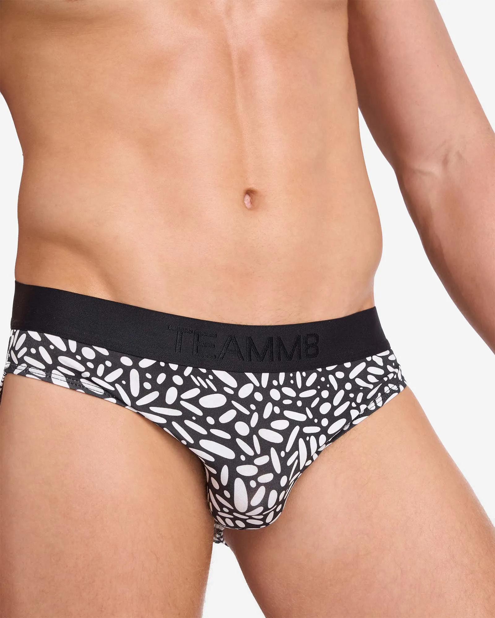 TEAMM8 x Gali Brief - Buna Gal (Black & White)