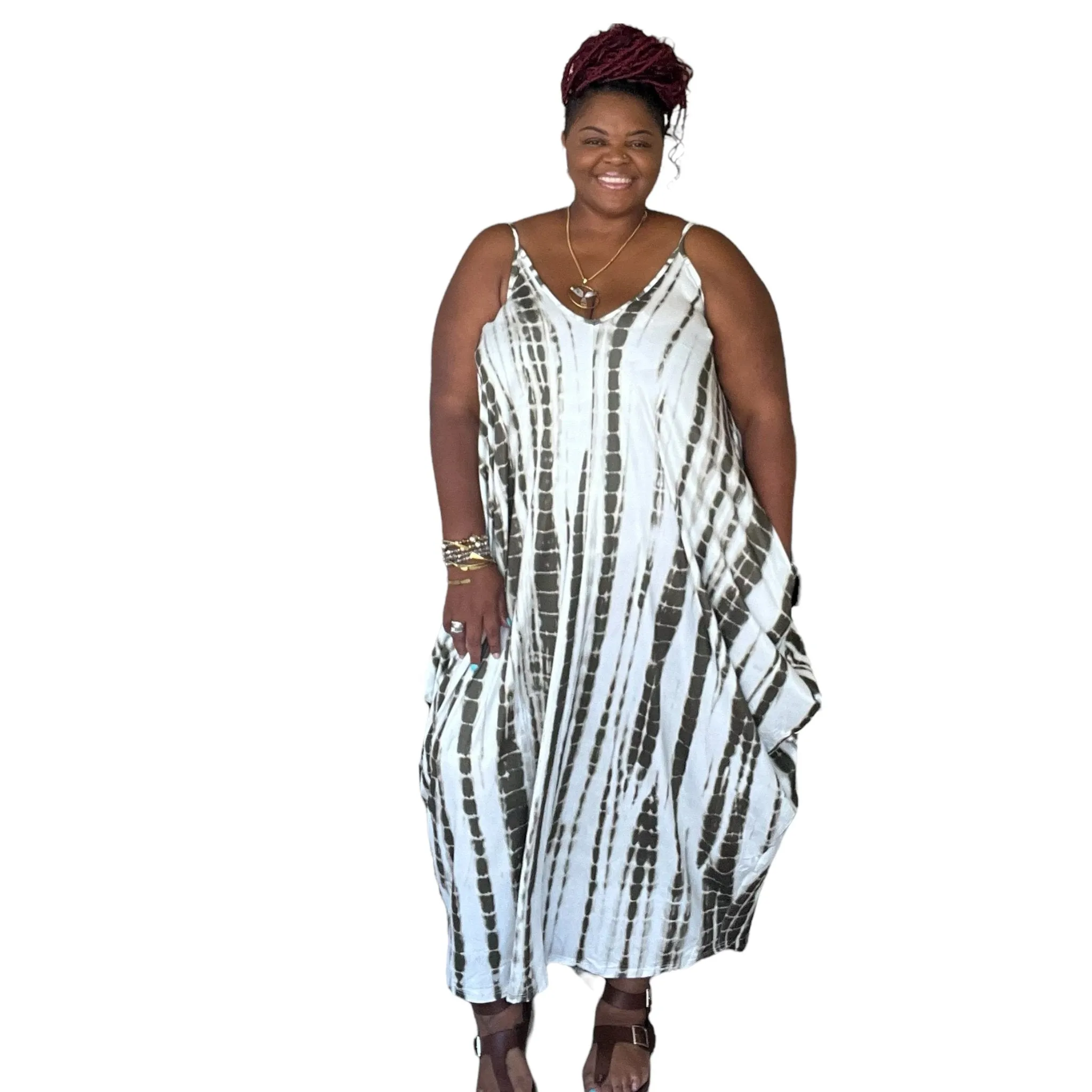 The Erica Tie Dye Maxi Dress