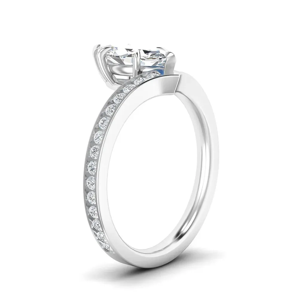 Tiara  - 18ct White Gold - Marquise