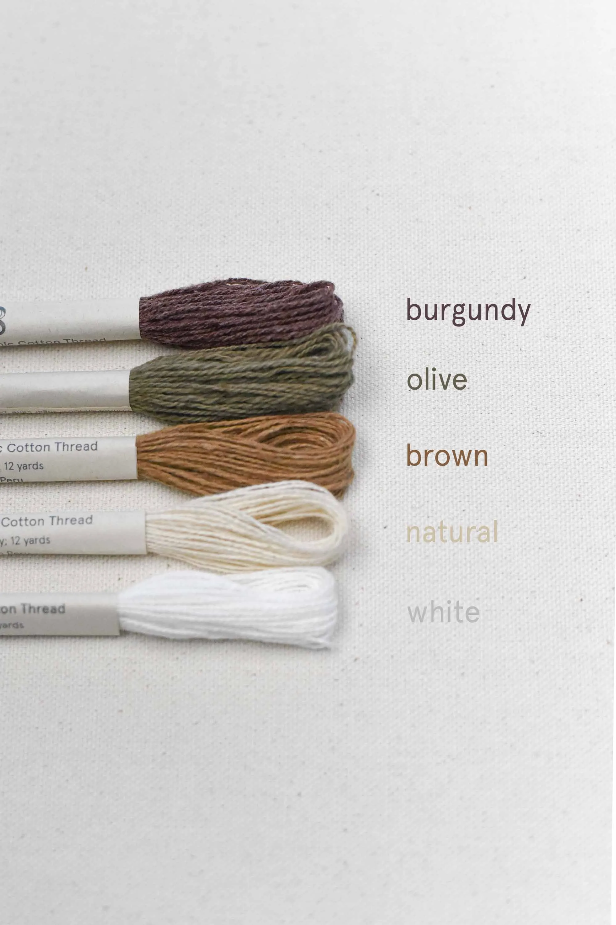 Undyed Organic Cotton Thread