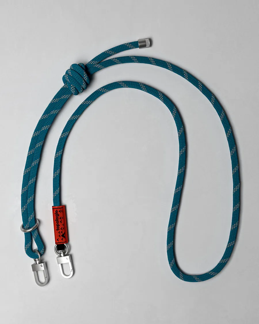 Wares Strap 8.0mm Rope Strap Aqua Reflective