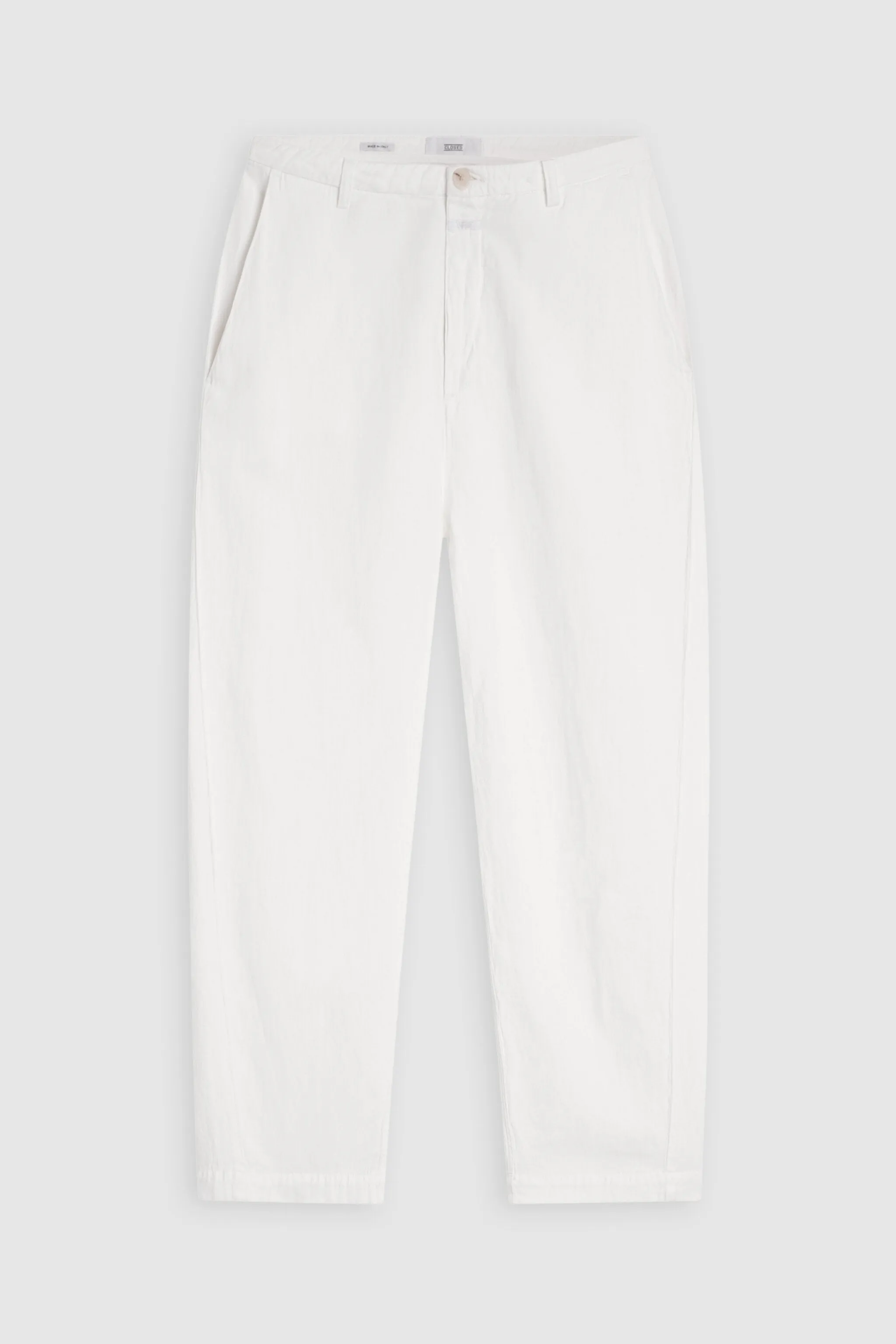 White Mawbray Linen Pants