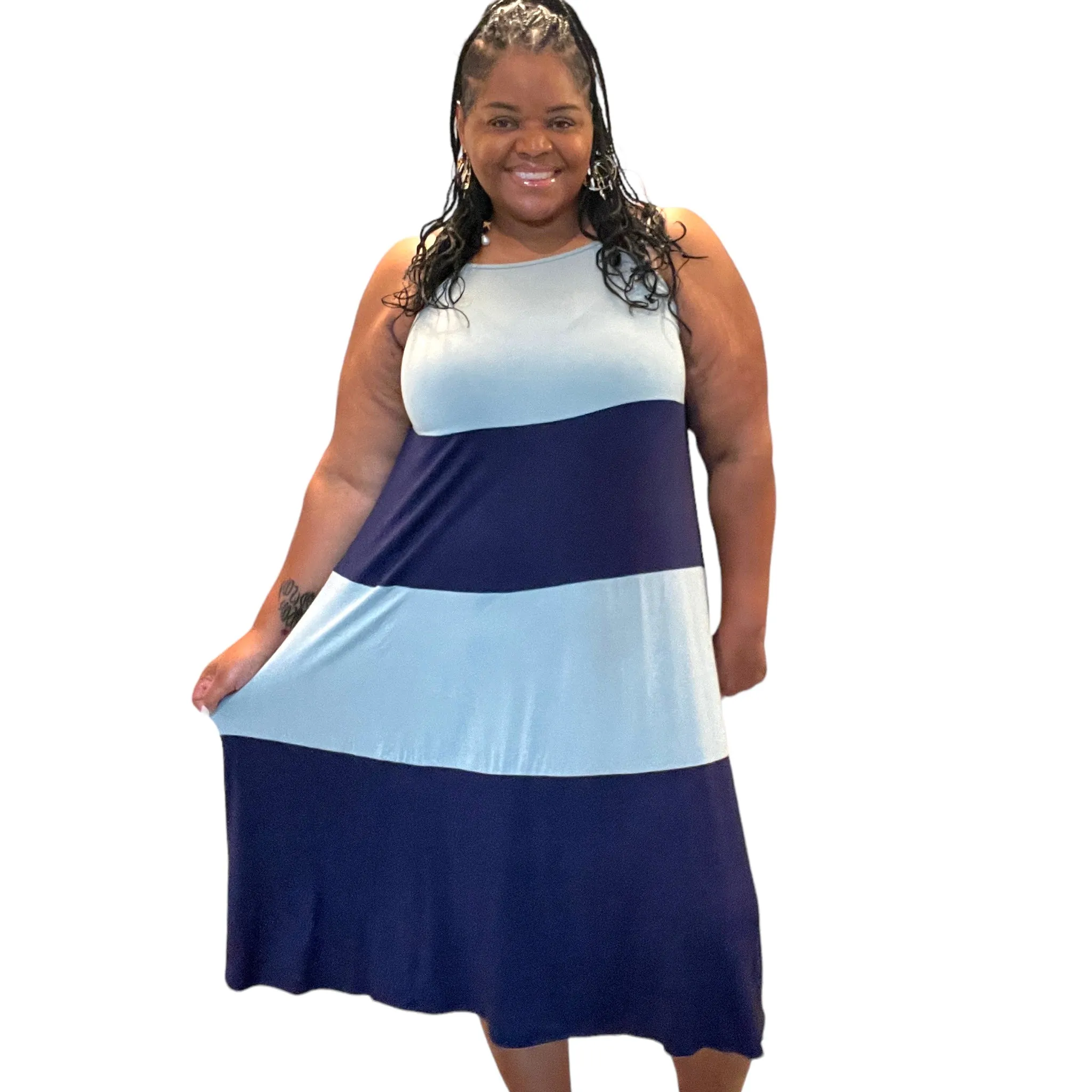 Women’s True Blue Plus Size Dress