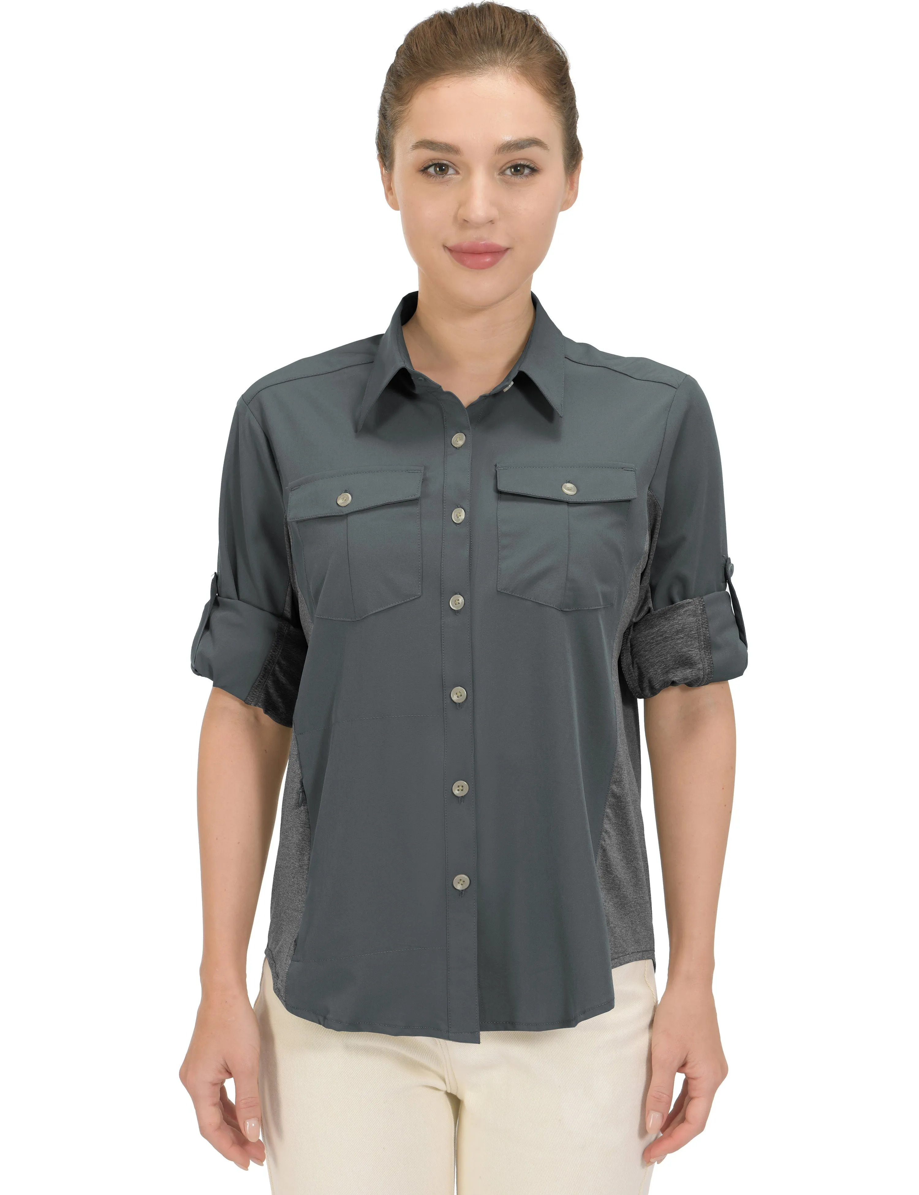 Women's UPF 50  Long Sleeve Hiking Shirt