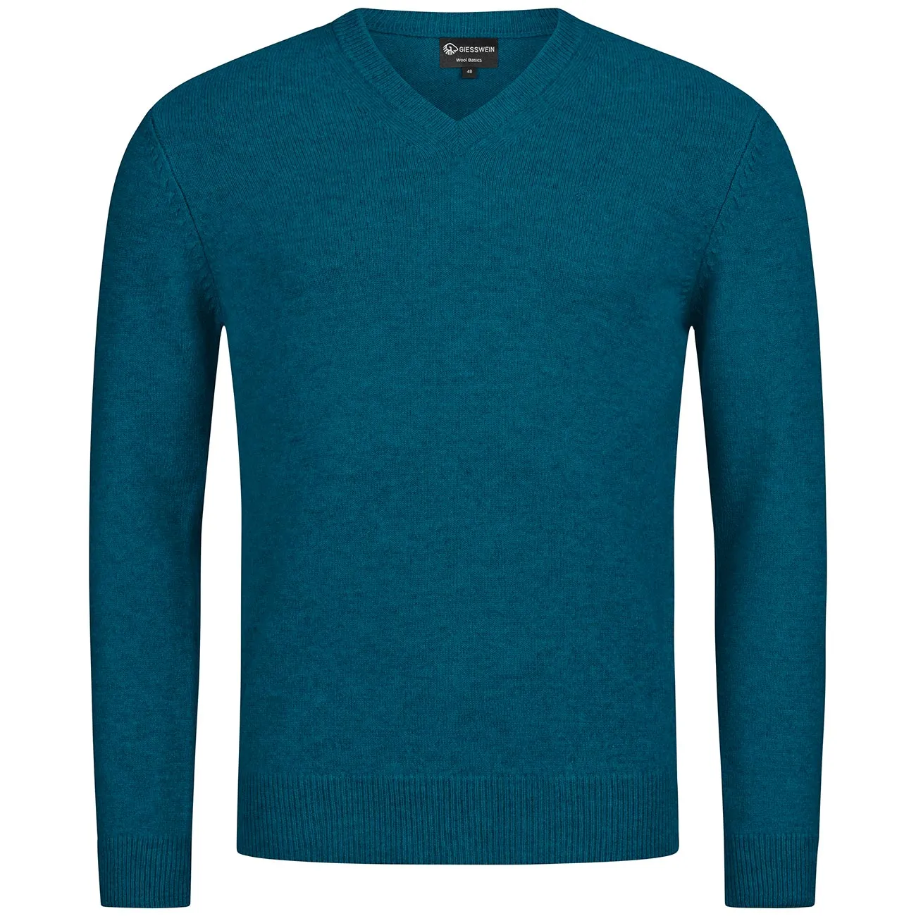 Wool Pullover V Neck Men