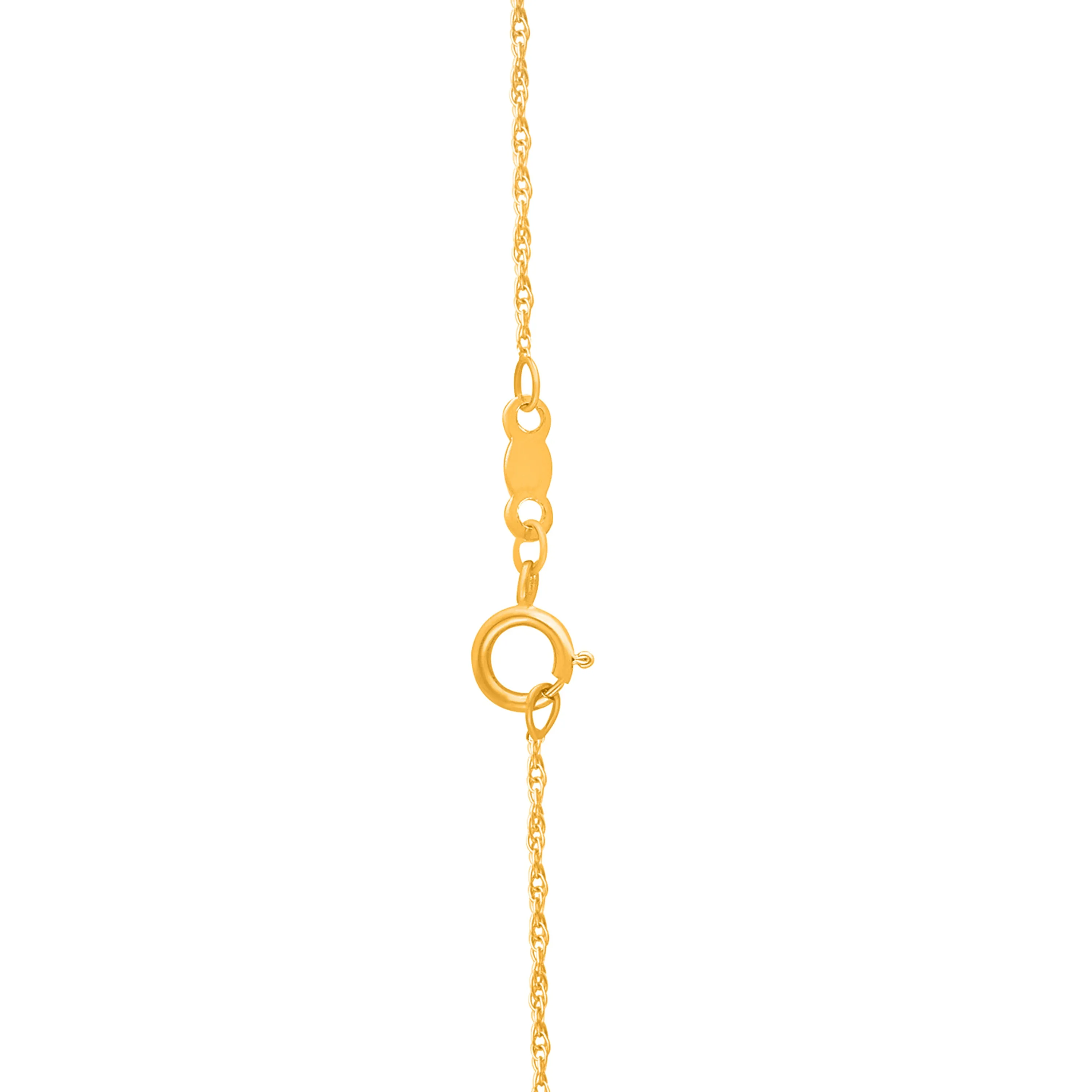 Yellow Gold Diamond Eternal Heart Pendant